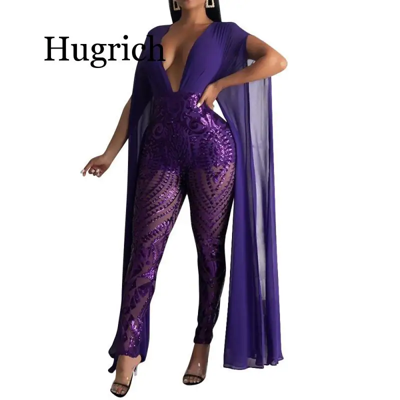 Spring women 2020 new fashion sexy club party style jumpsuits long sleeve deep v printed purple jumpsuits long pants
Spring women 2020 new fashion sexy club party style jumpsuits long sleeve deep v printed purple jumpsuits long pants