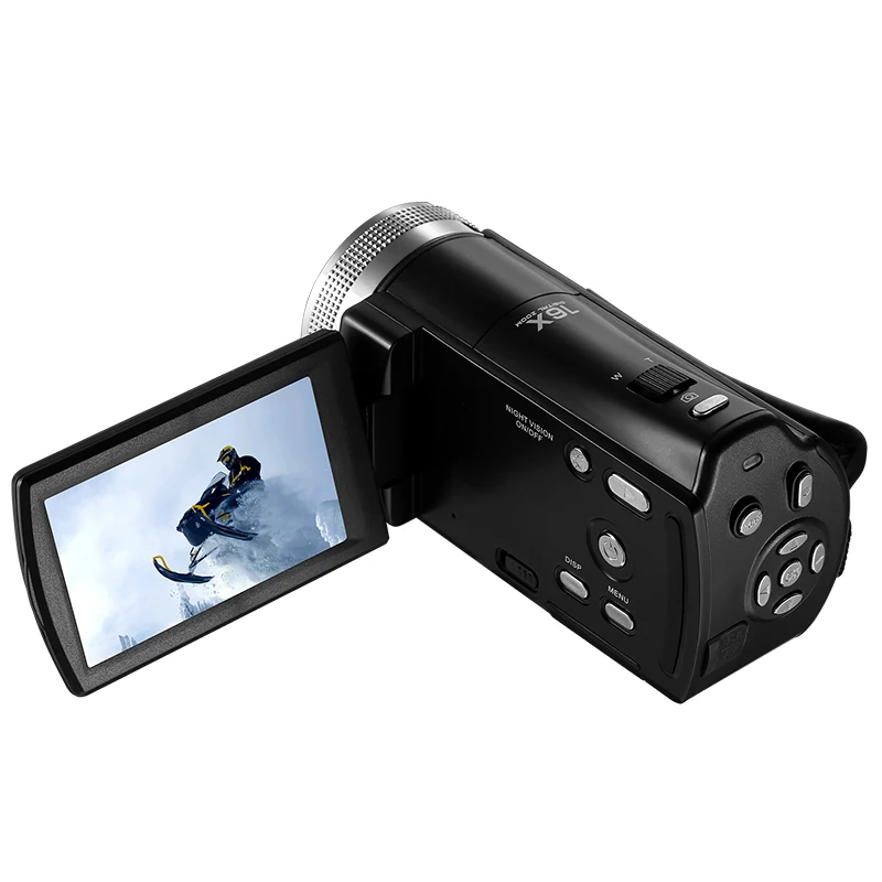 Видеокамера Ordro V12 Vlog цифровая домашняя видеокамера Filmadora 1080P HD ночное видение для