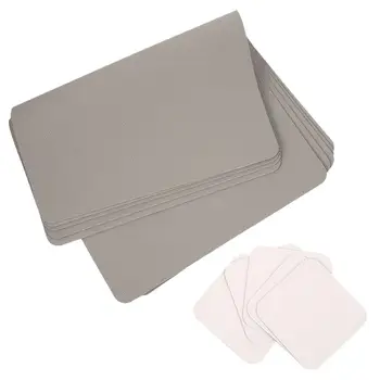 5 Sets Stain Resistant Good PVC Placemat Table Pads Table Mats for Dinner Restaurant Home
5 Sets Stain Resistant Good PVC Placemat Table Pads Table Mats for Dinner Restaurant Home