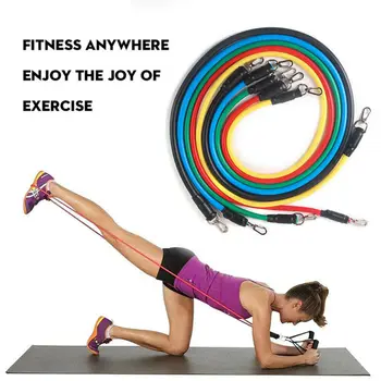 11pcs/set Pull Rope Fitness Exercises Resistance Bands Latex Tubes Pedal Excerciser Body Training Workout Yoga Rubber Loop Tube
11pcs/set Pull Rope Fitness Exercises Resistance Bands Latex Tubes Pedal Excerciser Body Training Workout Yoga Rubber Loop Tube