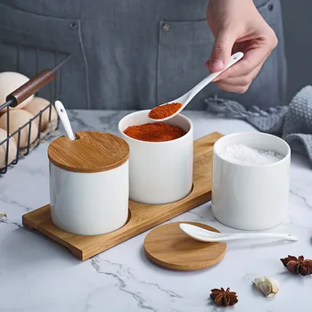 Simple Creative Ceramic Kitchen Food Containers Seasoning Jars for Spices Sugar Condiment Box Kitchen Salt Storage Bottle
Simple Creative Ceramic Kitchen Food Containers Seasoning Jars for Spices Sugar Condiment Box Kitchen Salt Storage Bottle