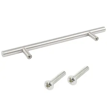 

Pack of 20 Furniture / Cabinet / Drawer Handles Made of Stainless Steel, Overall Width 200mm, T-handle Center 128mm, Furniture H