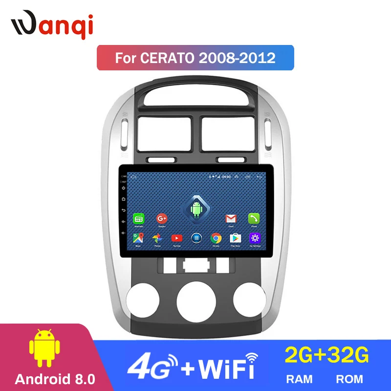 Android 8.0 2+32G 4G 3G WIFI netcom 9 inch for kia Cerato 2008-2012 car gps dvd radio support steering wheel bottons control
Android 8.0 2+32G 4G 3G WIFI netcom 9 inch for kia Cerato 2008-2012 car gps dvd radio support steering wheel bottons control