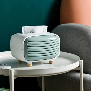 Tissue Holder Storage Box Cute Mini Radio Shape Napkin case Container Plastic Home Office Restaurant Desktop Decoration Supplies
Tissue Holder Storage Box Cute Mini Radio Shape Napkin case Container Plastic Home Office Restaurant Desktop Decoration Supplies
