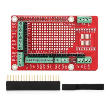 Multifunctional Expansion Board Shield Module for Raspberry Pi 4th Generation Prototype
Multifunctional Expansion Board Shield Module for Raspberry Pi 4th Generation Prototype