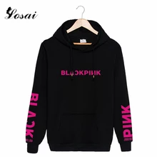 2019 BLACKPINK Album Kpop Sweatshirt frauen Hip Hop Casual Buchstaben Gedruckt Hoodies Kleidung Pullover Gedruckt Langarm Tops(China)