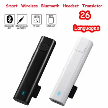 New Wireless Bluetooth Translation Receiver Smart Instant Voice Translator Portable Intelligent Multi-language Translator
New Wireless Bluetooth Translation Receiver Smart Instant Voice Translator Portable Intelligent Multi-language Translator