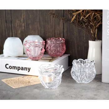 2 Style DIY Rose Flower Glass Glazed Cup Resin Mold Glazed Candlestick Base Candle Holder Silicone Mold Art Crafts Tools
2 Style DIY Rose Flower Glass Glazed Cup Resin Mold Glazed Candlestick Base Candle Holder Silicone Mold Art Crafts Tools
