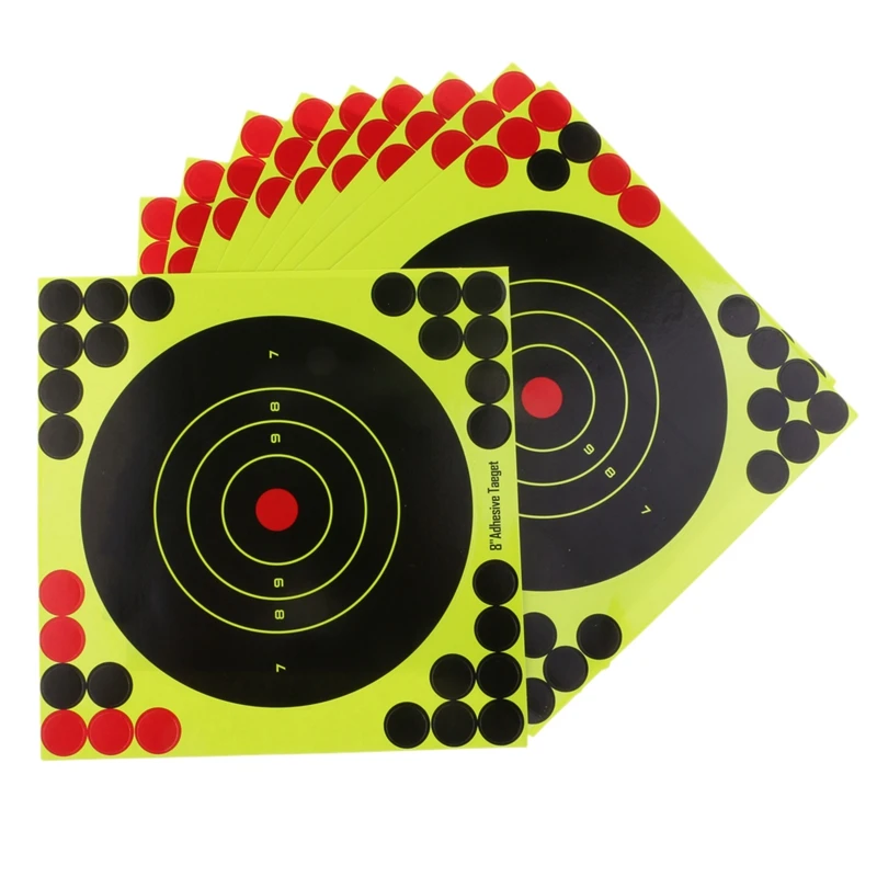 50Pcs/Set Hunting Targets 8x8 Inch Self Adhesive Paper Reactive Splatter Targets Stickers
50Pcs/Set Hunting Targets 8x8 Inch Self Adhesive Paper Reactive Splatter Targets Stickers