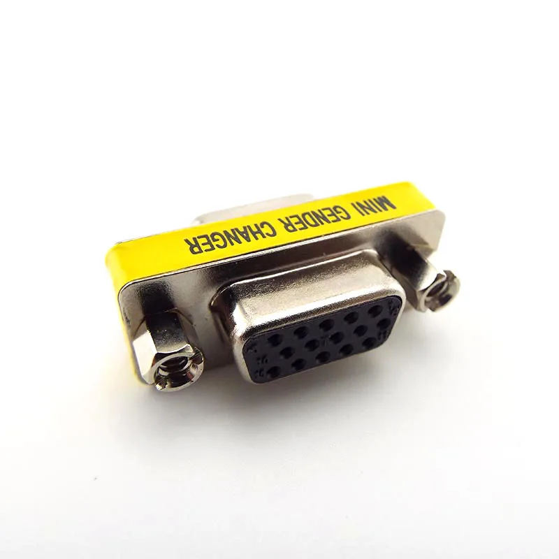 1x15 pin to 15 VGA SVGA мама двойной F кабель переходник адаптер F/F фоторазъем Серийный