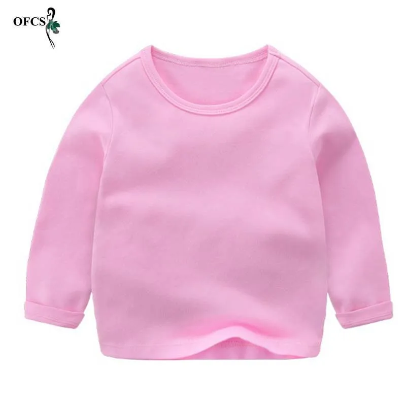 Children T-shirt Baby Boys Solid Cotton Soft Clothes Long Sleeves T-shirt Top Kid Girls Tee Pure Color Cotton Children Clothing
Children T-shirt Baby Boys Solid Cotton Soft Clothes Long Sleeves T-shirt Top Kid Girls Tee Pure Color Cotton Children Clothing