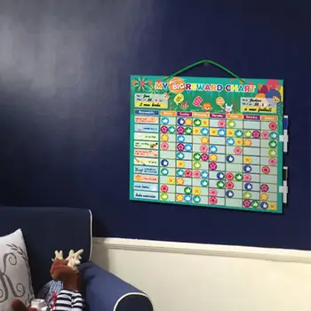 Magnetic Reward Behavior Chores Chart Board Educational Table Calendar Kids Toy Hanging DIY Educational Toy
Magnetic Reward Behavior Chores Chart Board Educational Table Calendar Kids Toy Hanging DIY Educational Toy