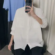 Summer Dress Shirt Men's Fashion Solid Color Business Casual Shirts Mens Streetwear Loose Korean Short Sleeve Shirt Men S-2XL
Summer Dress Shirt Men's Fashion Solid Color Business Casual Shirts Mens Streetwear Loose Korean Short Sleeve Shirt Men S-2XL