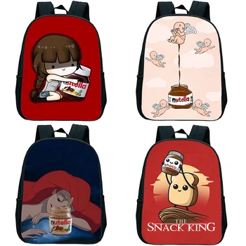 12 Inch Kids Funny Cartoon Nutella Print Kindergarten Backpack Children Boys Girls Anime School Bag Toddler Kawaii Daily Bookbag
12 Inch Kids Funny Cartoon Nutella Print Kindergarten Backpack Children Boys Girls Anime School Bag Toddler Kawaii Daily Bookbag