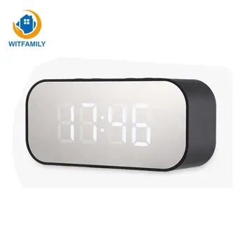 Portable LED Digital Alarm Clocks Snooze Column Subwoofer Mirror Alarm Clock Sound Box Bluetooth Speaker Wireless LCD Stereo
Portable LED Digital Alarm Clocks Snooze Column Subwoofer Mirror Alarm Clock Sound Box Bluetooth Speaker Wireless LCD Stereo