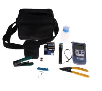 Fiber Optic FTTH Tool Kit FTTH Assembly Optical Fiber Termination Tool Kit with FC-6S Cleaver Optical Power Meter Visual Fa
Fiber Optic FTTH Tool Kit FTTH Assembly Optical Fiber Termination Tool Kit with FC-6S Cleaver Optical Power Meter Visual Fa