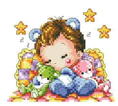 Mouse avatar Counted Cross Stitch Kit Cross stitch RS cotton with cross stitch SR-P39 Sleeping baby
Mouse avatar Counted Cross Stitch Kit Cross stitch RS cotton with cross stitch SR-P39 Sleeping baby