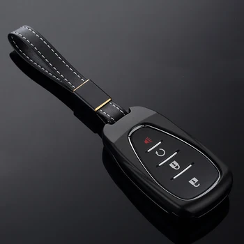 Car Key Case Aluminum Alloy Auto Key Cover For Chevrolet Equinox 2018 Chevrolet Malibu XL 4 Buttons Keys with Key Chains 
Car Key Case Aluminum Alloy Auto Key Cover For Chevrolet Equinox 2018 Chevrolet Malibu XL 4 Buttons Keys with Key Chains