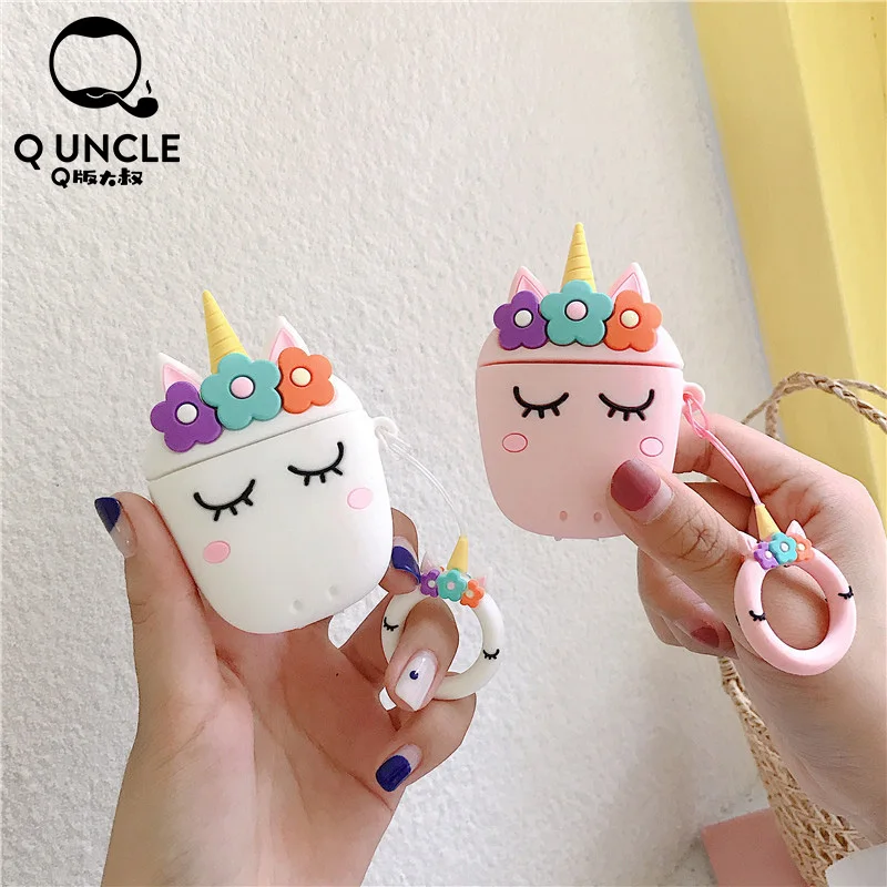 Q UNCLE New Personality Cute Cartoon Headset Cover Cases for Apple AirPods1/2 Protective Cover Silicone Anti-fall Earphone Set
Q UNCLE New Personality Cute Cartoon Headset Cover Cases for Apple AirPods1/2 Protective Cover Silicone Anti-fall Earphone Set