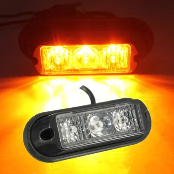 1PCS 12V 3 LED Car Truck Side Marker Light Flashing Strobe Recovery Beacon Warming Lights Indicator Signal Lamp Lorry Trailer
1PCS 12V 3 LED Car Truck Side Marker Light Flashing Strobe Recovery Beacon Warming Lights Indicator Signal Lamp Lorry Trailer