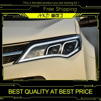 AKD Car Styling for Toyota RAV4 LED Headlights 2014-2015 New RAV4 Headlight DRL Bi Xenon Lens High Low Beam Parking Fog Lamp
AKD Car Styling for Toyota RAV4 LED Headlights 2014-2015 New RAV4 Headlight DRL Bi Xenon Lens High Low Beam Parking Fog Lamp