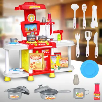 Kuulee Simulate Kids Kitchen Toy Set with Light & Sound Play-House Tableware Toy Gift Ornament
Kuulee Simulate Kids Kitchen Toy Set with Light & Sound Play-House Tableware Toy Gift Ornament