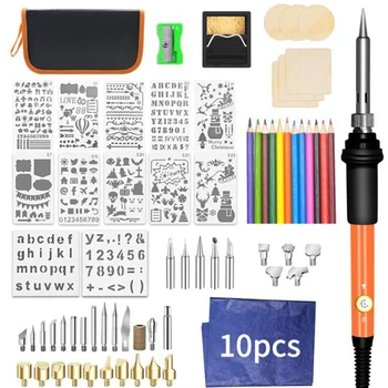 Orange 60w Adjustable Soldering Iron Carving Pyrography Tool Wood Embossing Burning Soldering Pen Set Welding Kit
Orange 60w Adjustable Soldering Iron Carving Pyrography Tool Wood Embossing Burning Soldering Pen Set Welding Kit