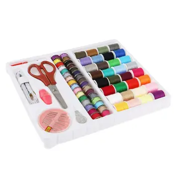 100-in-1 Essential Sewing Tools Kit Needlework Box Set for Domestic Sewing Machine (Random Color)
100-in-1 Essential Sewing Tools Kit Needlework Box Set for Domestic Sewing Machine (Random Color)