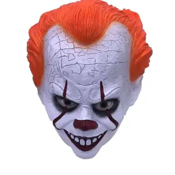 White Joker Pennywise Mask Latex Full Face Horror Mask for Adults Masquerade Halloween Party Escape Dress Up Party Mask Maska
White Joker Pennywise Mask Latex Full Face Horror Mask for Adults Masquerade Halloween Party Escape Dress Up Party Mask Maska