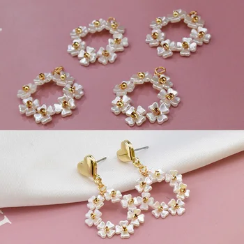 Semi-Finished Dream Garden French Magic Imitation Shell Flower Fashion Small Garland Handmade DIY Ear Stud Material
Semi-Finished Dream Garden French Magic Imitation Shell Flower Fashion Small Garland Handmade DIY Ear Stud Material