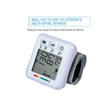 LCD Wrist Cuff Blood Pressure Meter Health Care Automatic Wrist Blood Pressure Monitor Case Digital
LCD Wrist Cuff Blood Pressure Meter Health Care Automatic Wrist Blood Pressure Monitor Case Digital