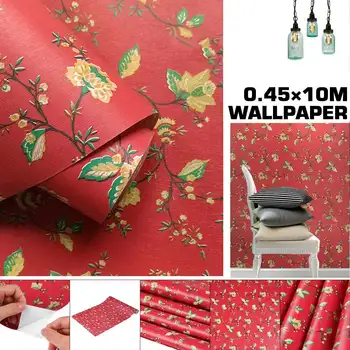 10x0.45M Exquisite Print Wallpaper PVC Waterproof Flower Wall Tile Sticker Kitchen Bathroom Living Room Decoration 
10x0.45M Exquisite Print Wallpaper PVC Waterproof Flower Wall Tile Sticker Kitchen Bathroom Living Room Decoration
