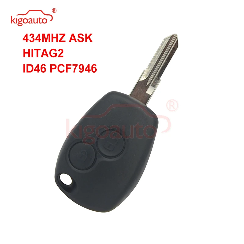 Kigoauto 2 button 434Mhz VAC102 pcf7946 for Renault Clio Modus Kangoo remote key
Kigoauto 2 button 434Mhz VAC102 pcf7946 for Renault Clio Modus Kangoo remote key