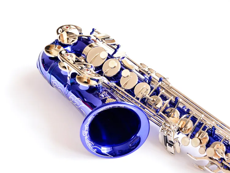 JM SAS-R54 Alto Saxophone E Flat Sax Gold Lacquer Musical Instruments with Mouthpiece Gloves, Reeds,The blue silver key
JM SAS-R54 Alto Saxophone E Flat Sax Gold Lacquer Musical Instruments with Mouthpiece Gloves, Reeds,The blue silver key