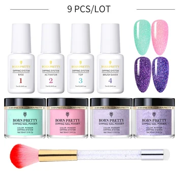 BORN PRETTY Nail Glitter Kit 9PCS Dipping Nail Powder Set Glitter Pigment Dust Power Natural Dry Nail Art Decoration Glitter
BORN PRETTY Nail Glitter Kit 9PCS Dipping Nail Powder Set Glitter Pigment Dust Power Natural Dry Nail Art Decoration Glitter