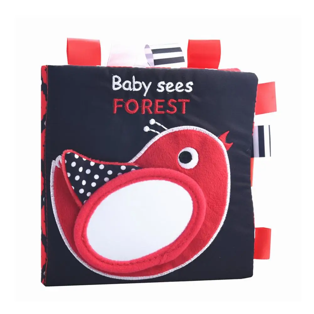 Baby Vision Stimulus Release Book Black And White Enlightenment Educational Toy Animal Ocean Label Three Dimensional Cloth Book
Baby Vision Stimulus Release Book Black And White Enlightenment Educational Toy Animal Ocean Label Three Dimensional Cloth Book