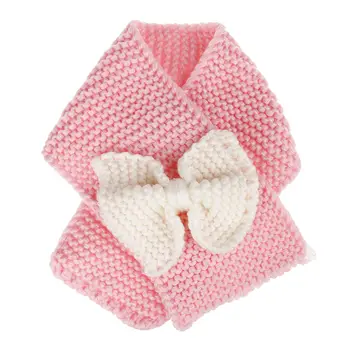 Warm Winter Scarf Cotton Solid Bowknot Lovely Sweet Baby Girls Knit Scarf
Warm Winter Scarf Cotton Solid Bowknot Lovely Sweet Baby Girls Knit Scarf