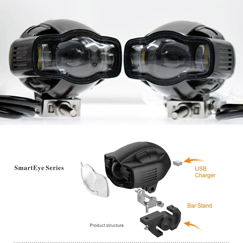 XVS 1100 мотоциклетная фара для Yamaha FZ1 XVS1100 FJR1300 Автомобильная светодиодная супер