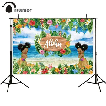 Allenjoy Summer Photography Background Black Girls Tropical Leaves Flowers Photocall Birthday Baby Shower Beach Sea Photozone
Allenjoy Summer Photography Background Black Girls Tropical Leaves Flowers Photocall Birthday Baby Shower Beach Sea Photozone