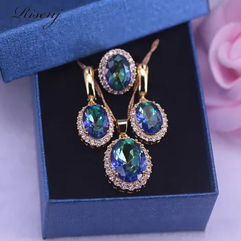 Many Colors Big Oval Rainbow Zircon Rose Gold Jewelry Set Adjustable Ring Earrings Necklace Set Pretty Present
Many Colors Big Oval Rainbow Zircon Rose Gold Jewelry Set Adjustable Ring Earrings Necklace Set Pretty Present