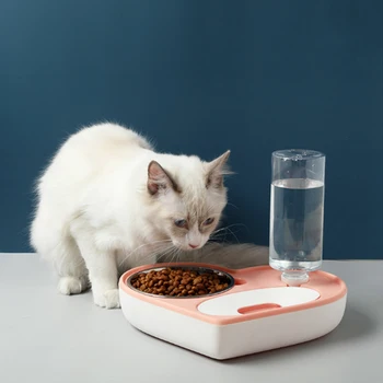 2 In 1 Pet Dog Cat Water Food Bowl Set Easy Clean Non Spill Detachable Automatic Water Dispenser And Stainless Steel Pet Bowl #3
2 In 1 Pet Dog Cat Water Food Bowl Set Easy Clean Non Spill Detachable Automatic Water Dispenser And Stainless Steel Pet Bowl #3