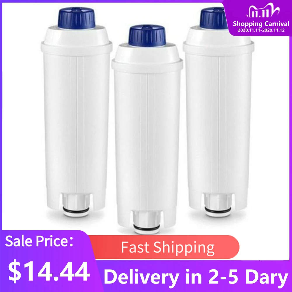 3 Packs Coffee Machine Water Filter for Delonghi DLSC002 Replacement Filter Cartridge with Activated Carbon
3 Packs Coffee Machine Water Filter for Delonghi DLSC002 Replacement Filter Cartridge with Activated Carbon