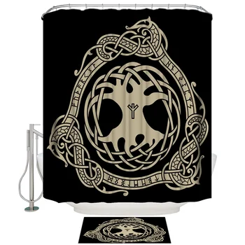 Fabric Shower Curtain Ancient Totem Geometric Symbol Shower Curtains Bathroom Decor Bathroom Shower Curtain Doormat Set
Fabric Shower Curtain Ancient Totem Geometric Symbol Shower Curtains Bathroom Decor Bathroom Shower Curtain Doormat Set