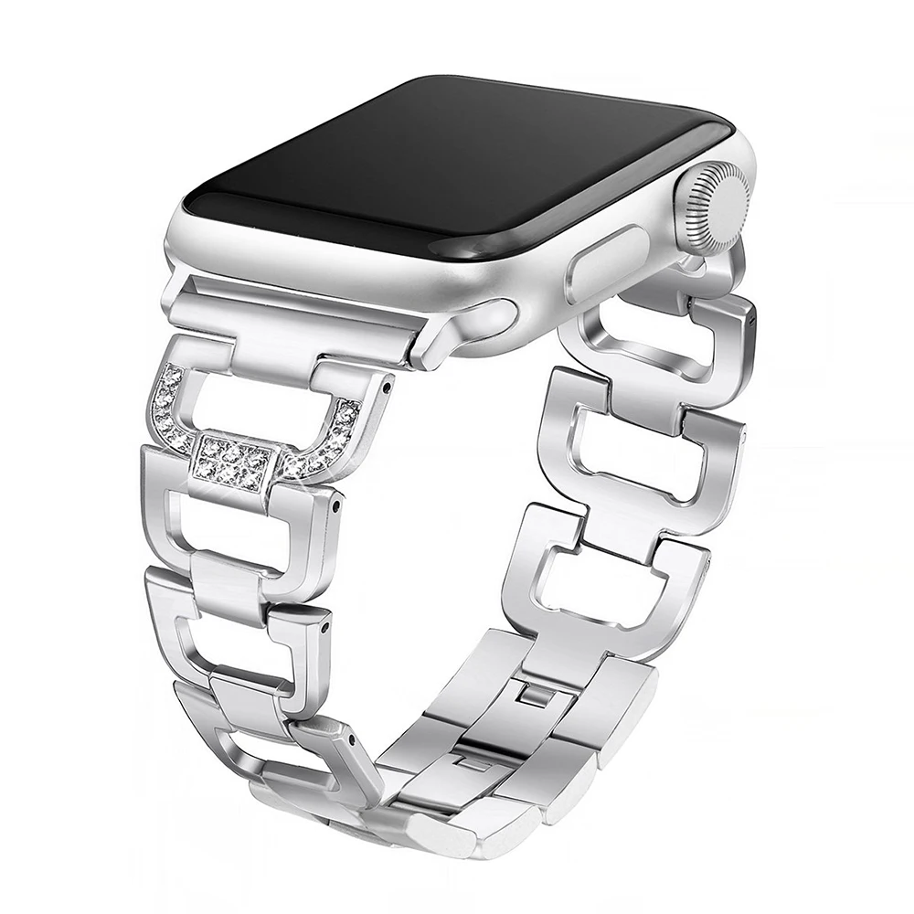Fullmetal Diamond Strap for Apple Watch Series 4 44mm 42mm Popular Bracelet Band for Iwatch 1/2/3 40mm 38mm Watch Accessories
Fullmetal Diamond Strap for Apple Watch Series 4 44mm 42mm Popular Bracelet Band for Iwatch 1/2/3 40mm 38mm Watch Accessories