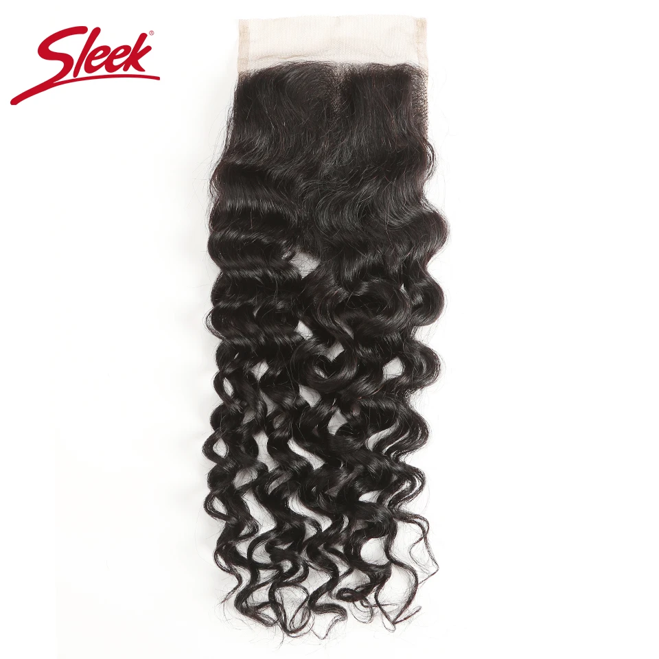 Sleek Brazilian Water Wave Lace Closure 10-20 Inch Remy Hair 4x4 Medium Brown With Bleached Knots Three/Medium Part Lace Closure
Sleek Brazilian Water Wave Lace Closure 10-20 Inch Remy Hair 4x4 Medium Brown With Bleached Knots Three/Medium Part Lace Closure