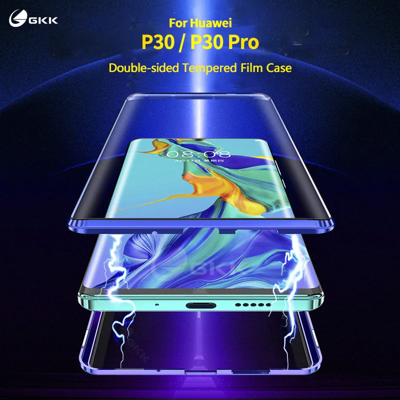 GKK Tempered Glass Case For Huawei P30 Pro Case 360 Protective Cover Flip Phone Double-Side Case for Huawei P30 Pro Coque Funda
GKK Tempered Glass Case For Huawei P30 Pro Case 360 Protective Cover Flip Phone Double-Side Case for Huawei P30 Pro Coque Funda