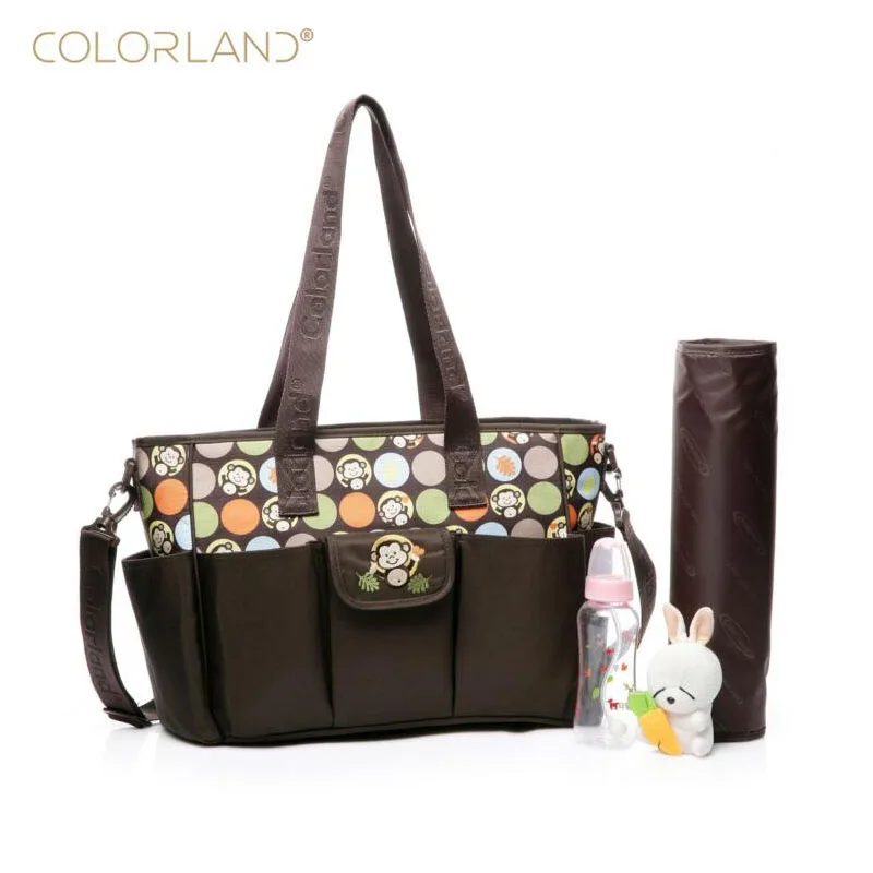 Colorland new Mummy bag multi-function large-capacity single shoulder slung Mummy waiting bag monkey pattern diaper bag
Colorland new Mummy bag multi-function large-capacity single shoulder slung Mummy waiting bag monkey pattern diaper bag
