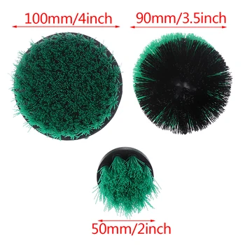 1PCS Or 3PCS/Set Green Drill Power Scrub Floor Clean Brush For Furniture Bathroom Removing Stain
1PCS Or 3PCS/Set Green Drill Power Scrub Floor Clean Brush For Furniture Bathroom Removing Stain