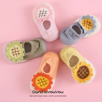 Cartoon Children's Shoes Flexible Rubber Sole Non-Slip Baby Sunflower Indoor Shoes Breathable Comfortable Soft Bottom Shoes
Cartoon Children's Shoes Flexible Rubber Sole Non-Slip Baby Sunflower Indoor Shoes Breathable Comfortable Soft Bottom Shoes