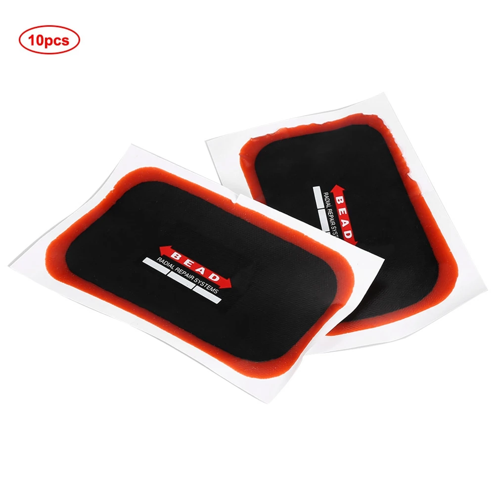 10 Pcs Universal Radial Tire Repair Patch Car Tools Rubber One-Time Repairing Patch For Motorcycle Cars | Автомобили и